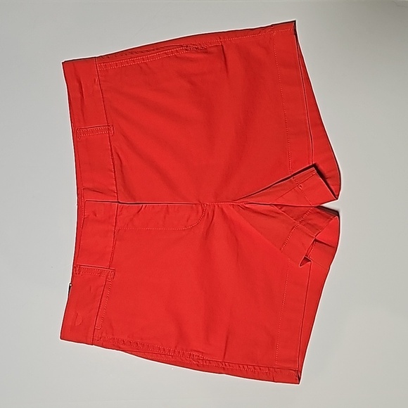 J.Crew Chino Shorts 4" Red Stretch Comfy Casual Classic Spring 4